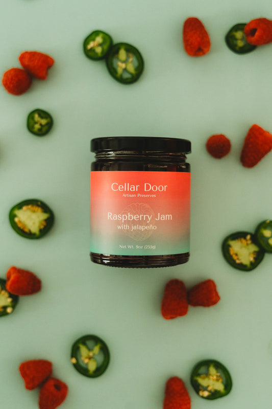 Raspberry Jam with Jalapeno