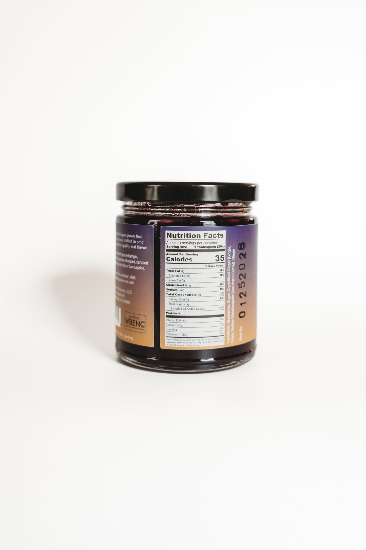 Blueberry Jam with Ginger