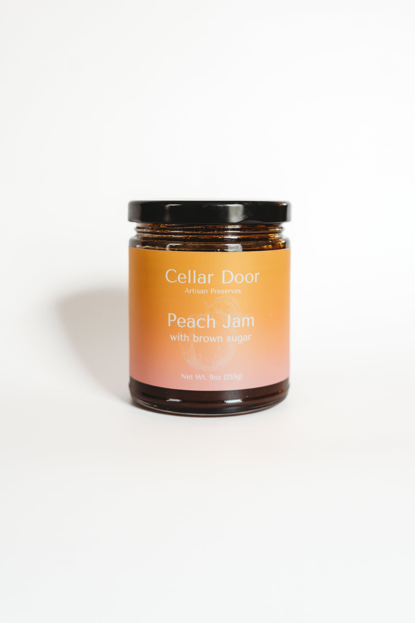 Peach Jam with Brown Sugar