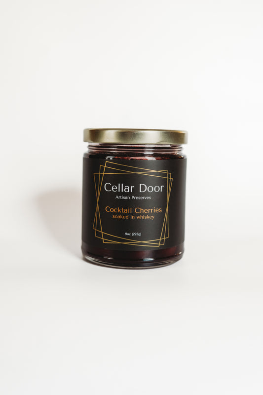 Cocktail Cherries Soaked in Whiskey