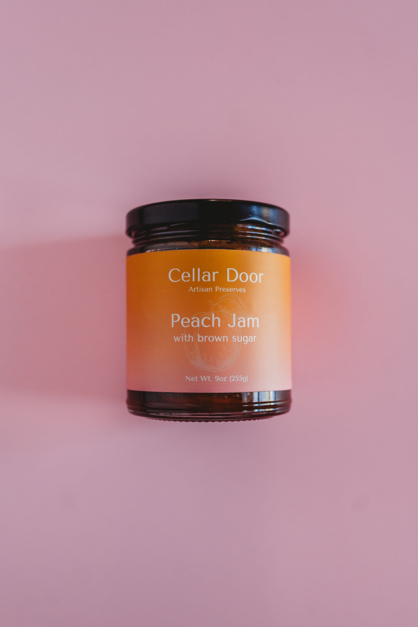 Peach Jam with Brown Sugar