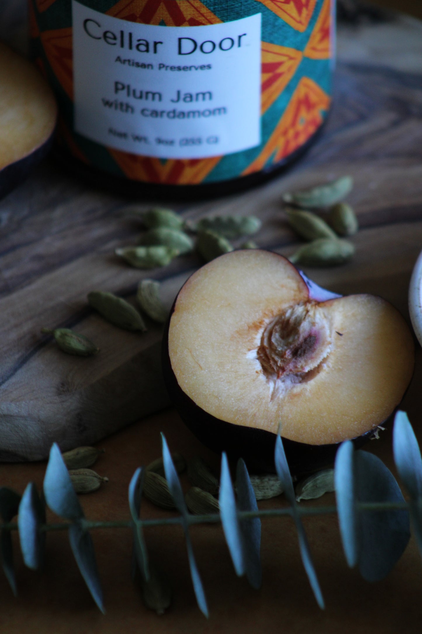 Plum Jam with Cardamom