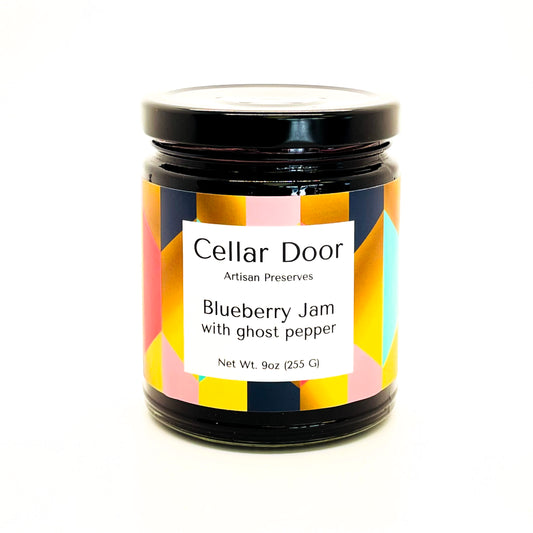 Blueberry Jam with Ghost Pepper