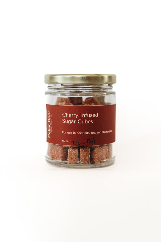 Cherry Infused Sugar Cubes