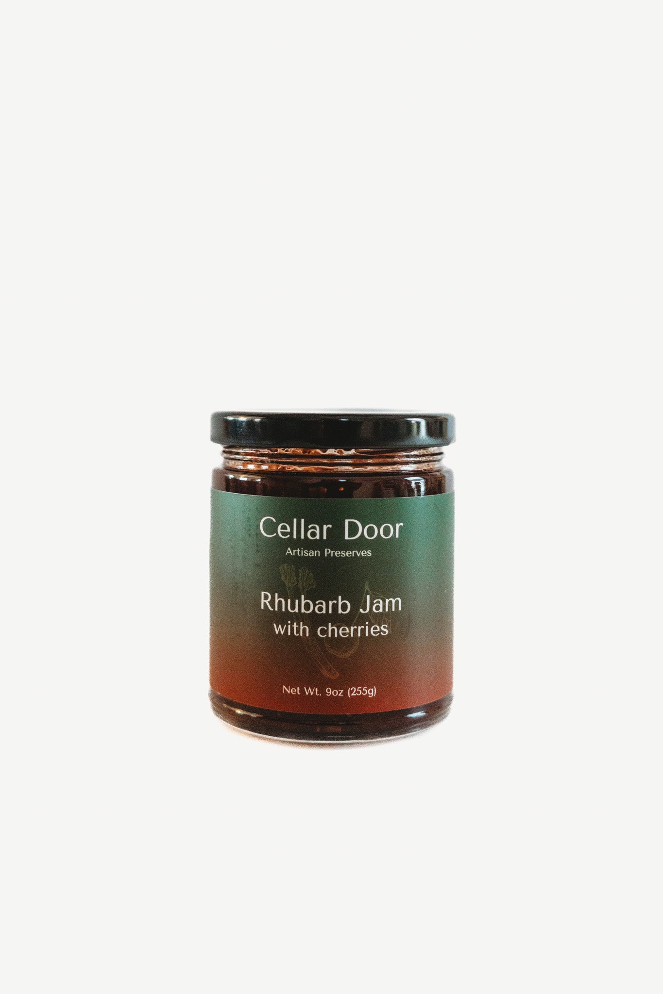 Rhubarb Jam with Cherries