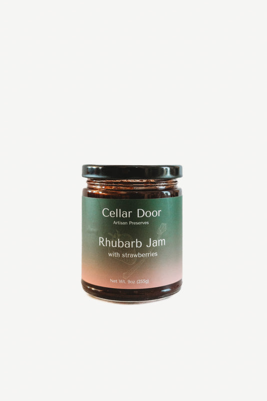 Rhubarb Jam with Strawberries